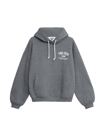 TwoJeys Basic Dirty Black Hoodie