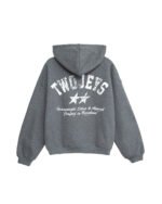 TwoJeys Basic Dirty Black Hoodie d