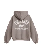 TwoJeys Basic Dirty Brown Hoodie backd