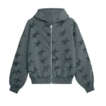 Twojeys All Over Reversible Full zip Black