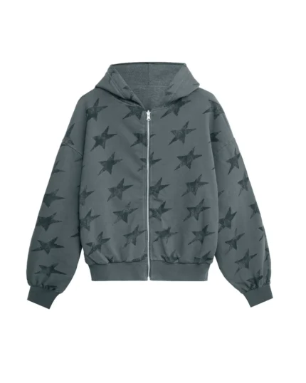 Twojeys All Over Reversible Full zip Black