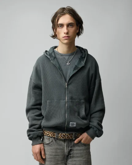 Twojeys All Over Reversible Full zip Black d