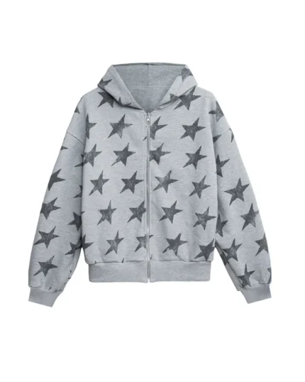 Twojeys All Over Reversible Full zip Grey Melange s